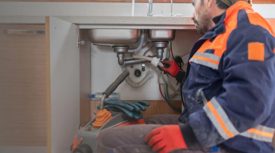 Residential Slab Leak Plumbing in Beulah, MI